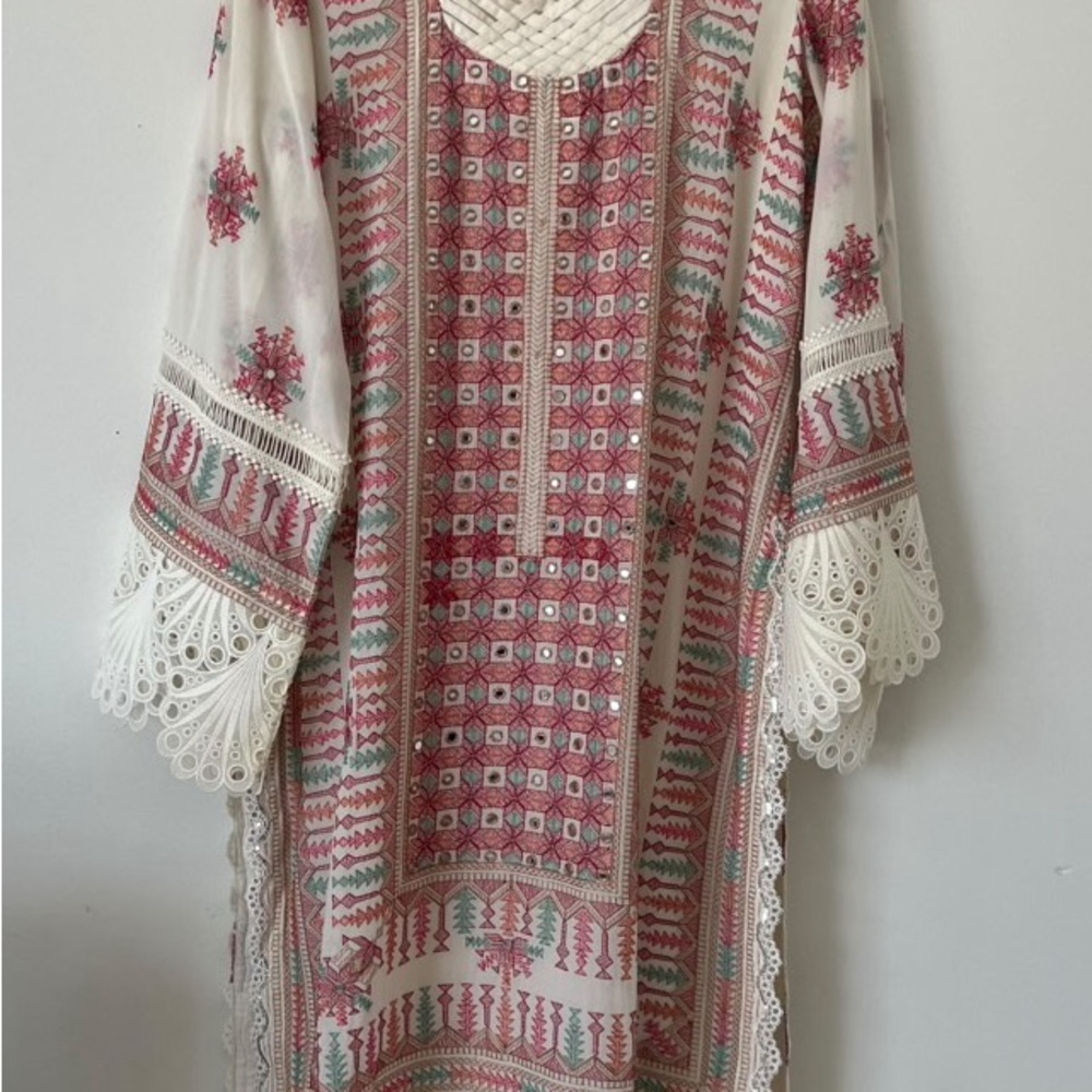 Heavily Embroidered Bareeze Ladies Pakistani Floral 3 piece Dress